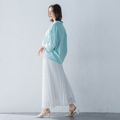 LAUTREAMONT / ロートレアモン シワ軽減オックスフォードブラウス≪洗濯機で洗える≫ シワ軽減オックスフォードブラウス≪洗濯機で洗える