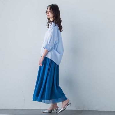 シワ軽減オックスフォードブラウス≪洗濯機で洗える≫ | LAUTREAMONT