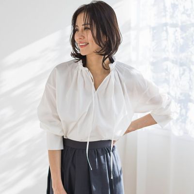 エアリーフリルブラウス≪洗濯機で洗える≫ | LAUTREAMONT (Women