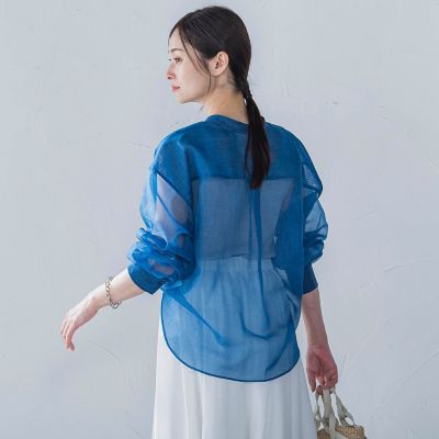 シアーデニムエアリーブラウス≪洗濯機で洗える≫ | LAUTREAMONT