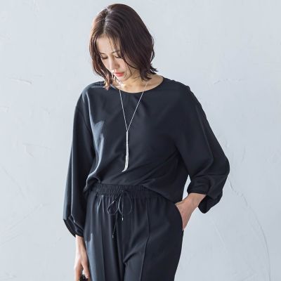 キレイ×リラックス　アムンゼンブラウス≪手洗い可能≫