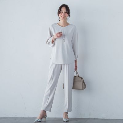 キレイ×リラックス　アムンゼンブラウス≪手洗い可能≫