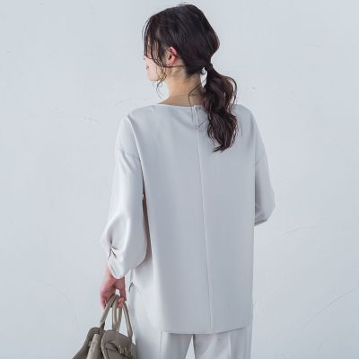 キレイ×リラックス　アムンゼンブラウス≪手洗い可能≫