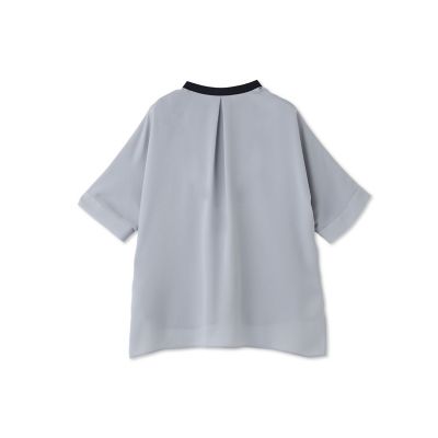 ジョーゼット配色ブラウス≪洗濯機で洗える≫ | LAUTREAMONT (Women 