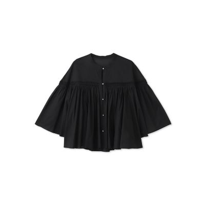 ピンタックｃｏｔｔｏｎブラウス≪洗濯機で洗える≫