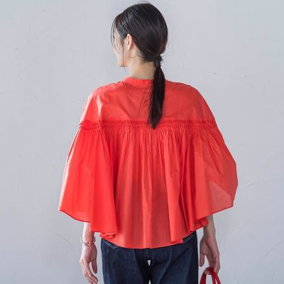 ピンタックｃｏｔｔｏｎブラウス≪洗濯機で洗える≫