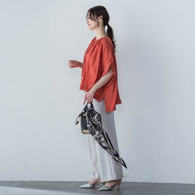 ロートレアモン（LAUTREAMONT）/【一部店舗限定販売】タック袖エアリーブラウス≪手洗い可能≫ 一部店舗限定販売】タック袖エアリーブラウス≪手洗い可能