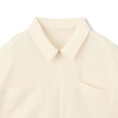 【一部店舗限定販売】ミニマルシャツライクプルオーバー≪手洗い可能≫