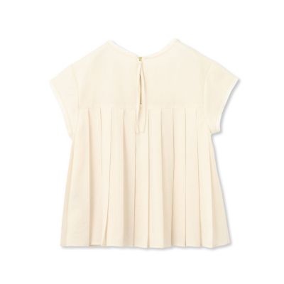 【一部店舗限定販売】フロントタックフレンチブラウス≪手洗い可能≫