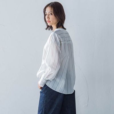 LAUTREAMONT / ロートレアモン シアードロストシャツ≪洗濯機で洗える≫ シアードロストシャツ≪洗濯機で洗える≫ | LAUTREAMONT（ロート