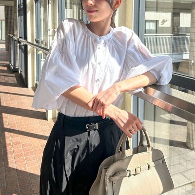 【ＷＥＢ限定】コットンボイルブラウス≪手洗い可能≫