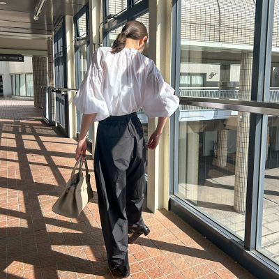 【ＷＥＢ限定】コットンボイルブラウス≪手洗い可能≫