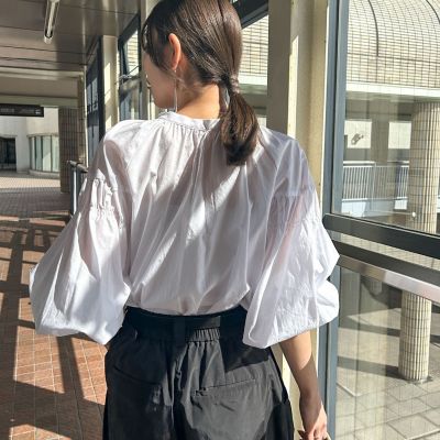 【ＷＥＢ限定】コットンボイルブラウス≪手洗い可能≫