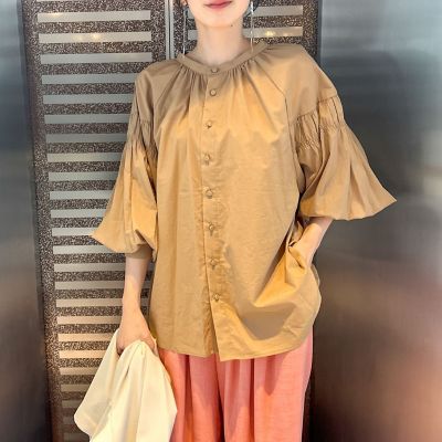WEB限定】コットンボイルブラウス≪手洗い可能