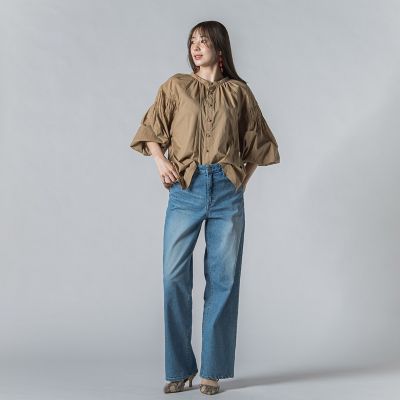 【ＷＥＢ限定】コットンボイルブラウス≪手洗い可能≫