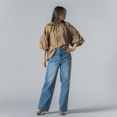 【ＷＥＢ限定】コットンボイルブラウス≪手洗い可能≫