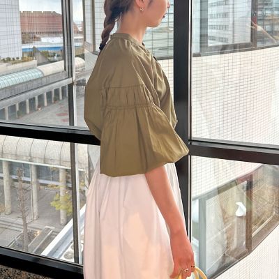【ＷＥＢ限定】コットンボイルブラウス≪手洗い可能≫