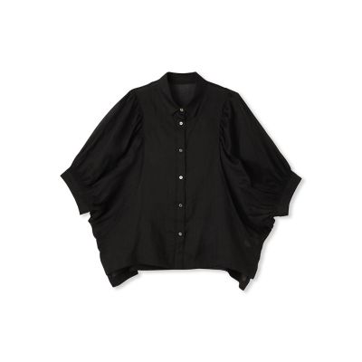 【ＷＥＢ限定】シアースリーブギャザーカラーブラウス≪手洗い可能≫