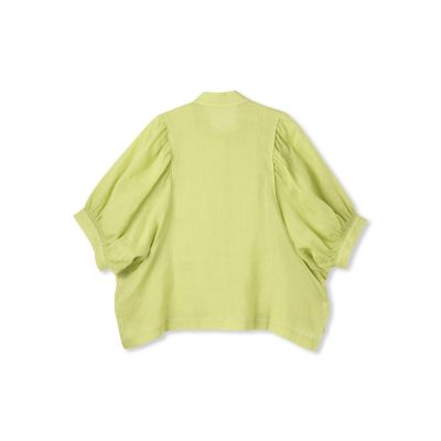 【ＷＥＢ限定】シアースリーブギャザーカラーブラウス≪手洗い可能≫