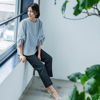 【ＷＥＢ限定】クールマックスサッカーブラウス≪洗濯機で洗える≫