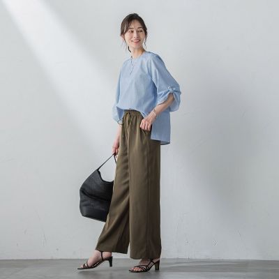 【ＷＥＢ限定】クールマックスサッカーブラウス≪洗濯機で洗える≫