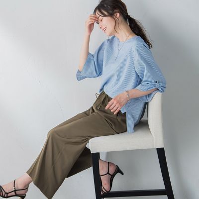 【ＷＥＢ限定】クールマックスサッカーブラウス≪洗濯機で洗える≫
