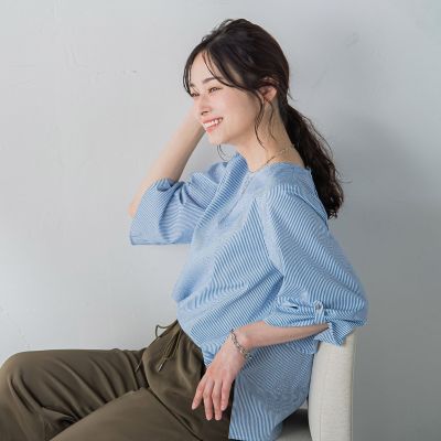 【ＷＥＢ限定】クールマックスサッカーブラウス≪洗濯機で洗える≫