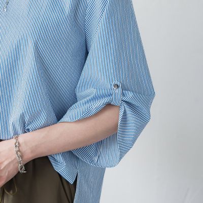 【ＷＥＢ限定】クールマックスサッカーブラウス≪洗濯機で洗える≫