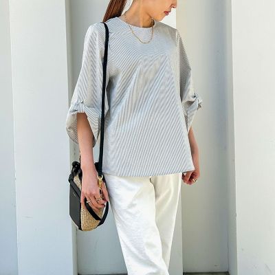 【ＷＥＢ限定】クールマックスサッカーブラウス≪洗濯機で洗える≫