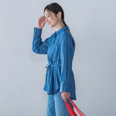 【ＷＥＢ限定】極上ライトデニムシャツ≪洗濯機で洗える≫
