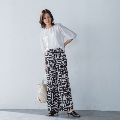 【ＷＥＢ限定】ローンレース切り替えブラウス