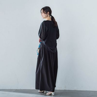 【ＷＥＢ限定】ローンレース切り替えブラウス