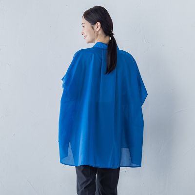 スパンボイルチュニックブラウス≪手洗い可能≫