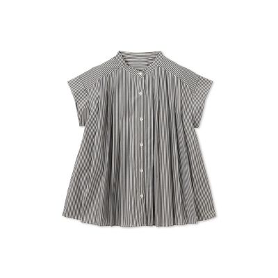 LAUTREAMONT (Women)/ロートレアモン 【一部店舗限定販売】スタンドカラープリーツフレアブラウス≪手洗い可能≫