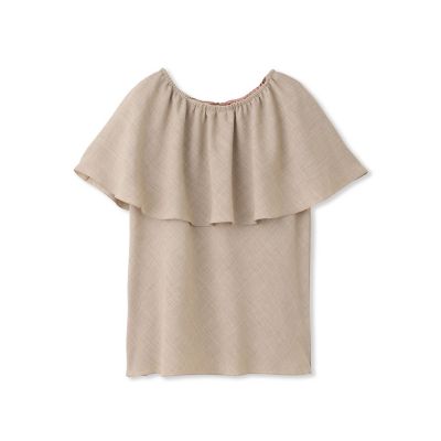 LAUTREAMONT (Women)/ロートレアモン リフラックスキャンバスケープブラウス ≪手洗い可能≫