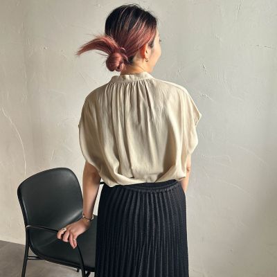 【ＷＥＢ限定】ＴＲスバンブラウス≪手洗い可能≫