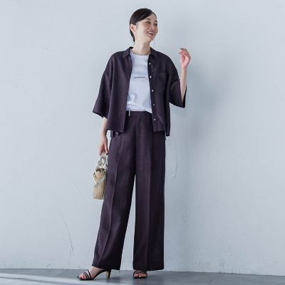 エアブリーズクロップドシャツ≪洗濯機で洗える≫