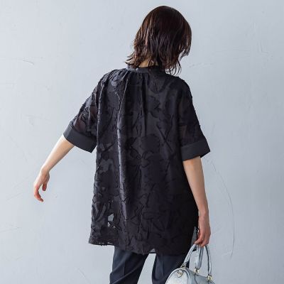 ロートレアモン（LAUTREAMONT）/シアージャガードブラウス≪手洗い可能≫ シアージャガードブラウス≪手洗い可能≫ | LAUTREAMONT (Women