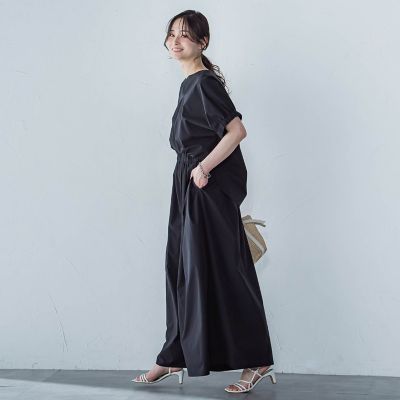 【晴れ軽】撥水ＵＶキーネックブラウス≪ＵＶ／接触冷感／撥水性／洗濯機で洗える≫