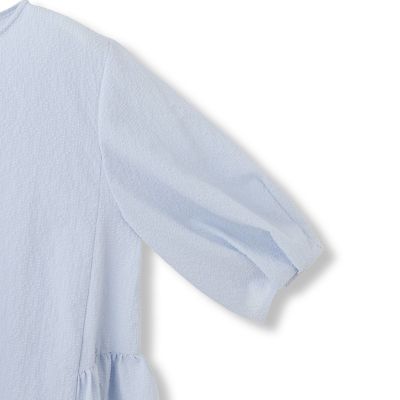 サッカーペプラムブラウス≪手洗い可能≫