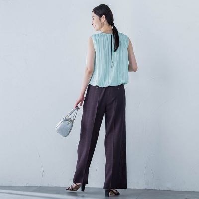 LAUTREAMONT / ロートレアモン ラッフルシアーブラウス≪洗濯機で洗える≫ ラッフルシアーブラウス≪洗濯機で洗える≫ | LAUTREAMONT