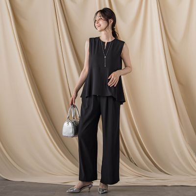 キレイ×リラックス　ペプラムブラウス≪洗濯機で洗える≫