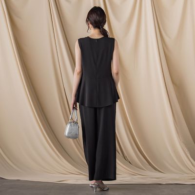 キレイ×リラックス　ペプラムブラウス≪洗濯機で洗える≫