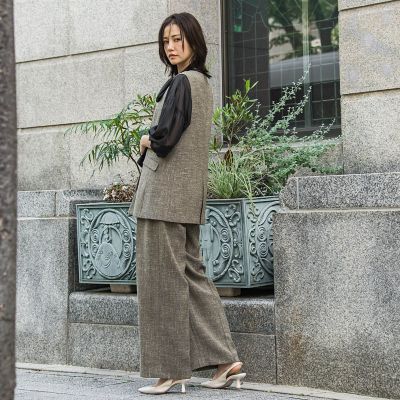 シアーブライト 2WAYボウタイブラウス≪手洗い可能