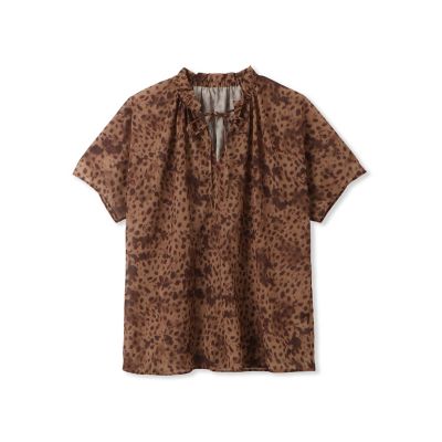 レオパードプリントブラウス≪洗濯機で洗える≫ | LAUTREAMONT (Women