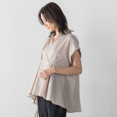 タイプライターペプラムブラウス≪洗濯機で洗える≫ | LAUTREAMONT