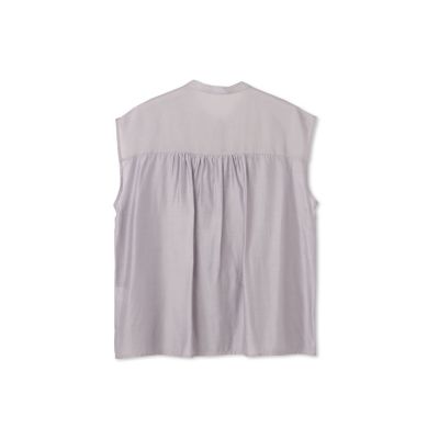 WEB限定】ノースリーブフロントフリルブラウス≪手洗い可能