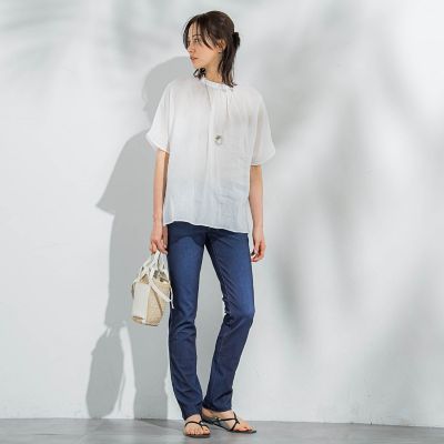 WEB限定】ラミーギャザーブラウス≪洗濯機で洗える≫ | LAUTREAMONT