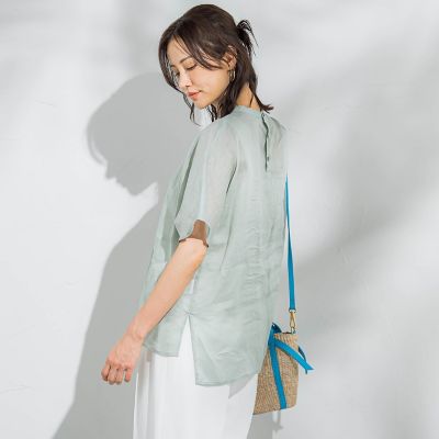 WEB限定】ラミーギャザーブラウス≪洗濯機で洗える≫ | LAUTREAMONT