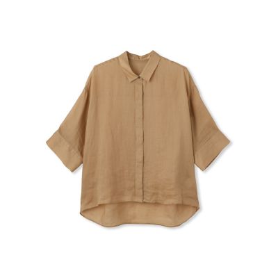 WEB限定】ラミーシャツブラウス≪洗濯機で洗える≫ | LAUTREAMONT 